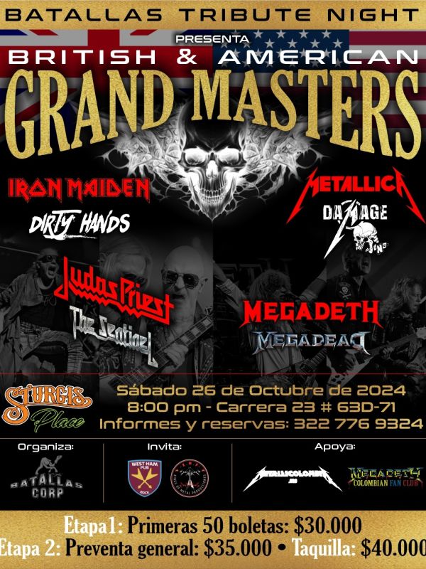 British & American Grand Masters