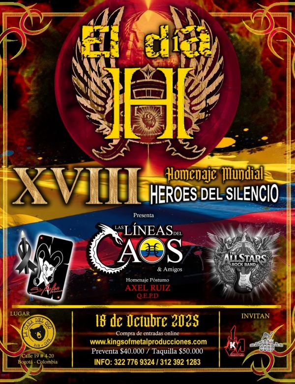 Día Mundial “H” Homenaje a Héroes del Silencio