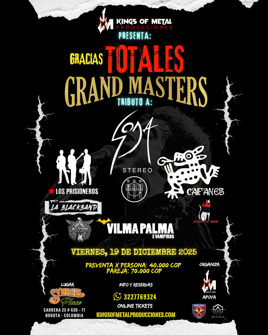Gracias Totales – Grand Masters