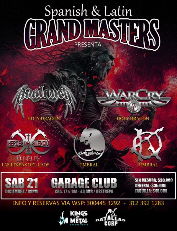 Spanish & Latin Grand Masters