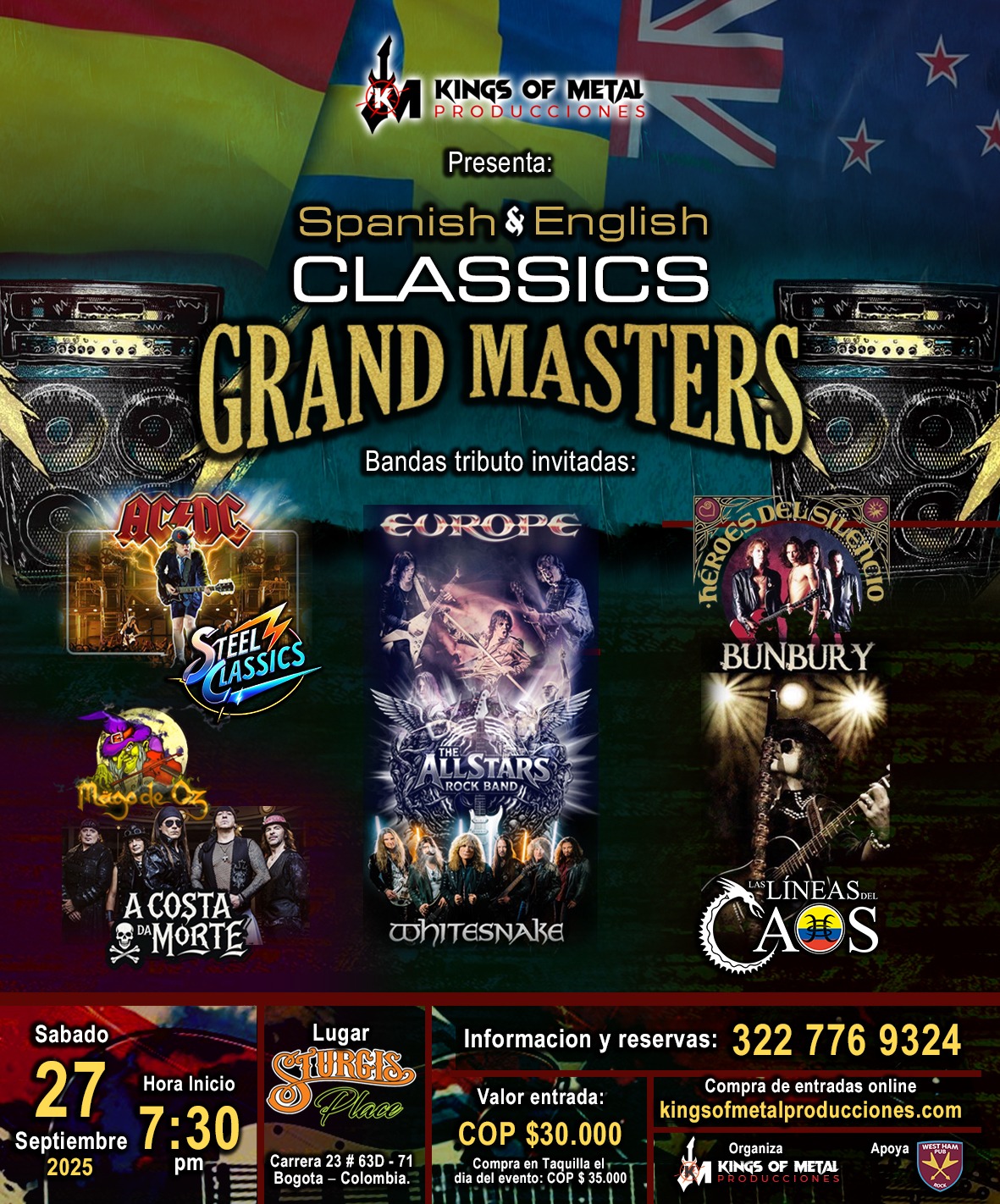 Spanish & English Grand Masters