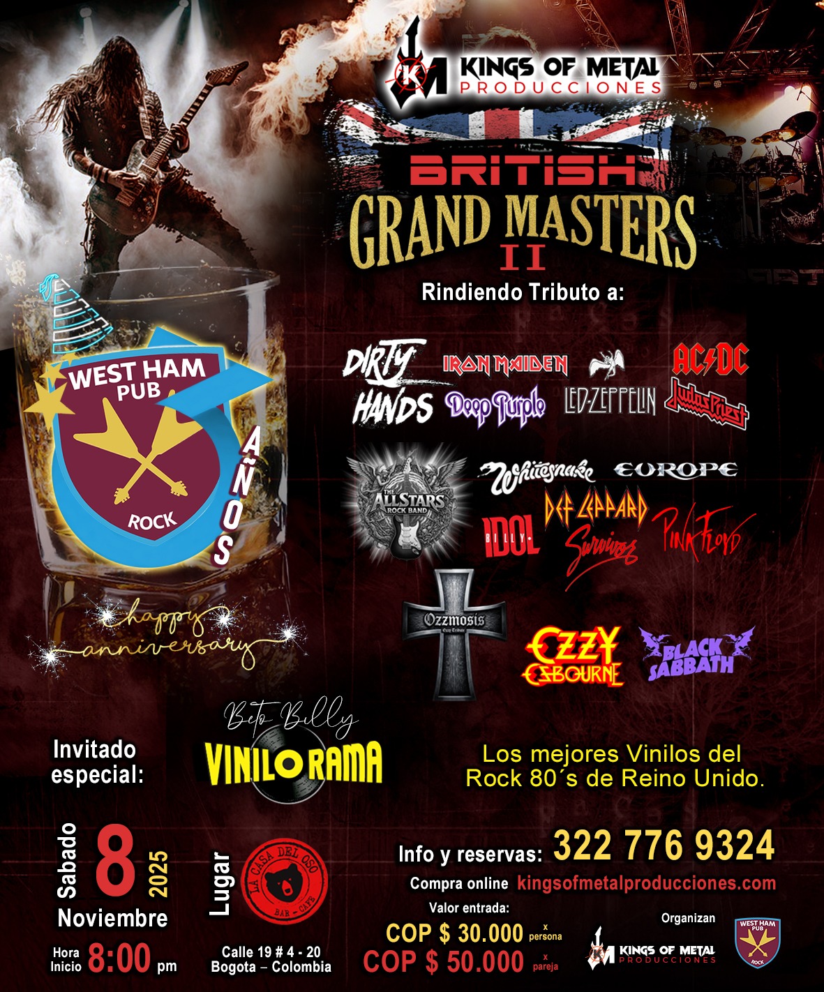 British Grand Masters II – WestHam Pub Anniversary