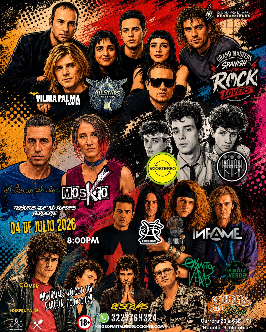 Spanish for Rock Lovers – Grand Masters