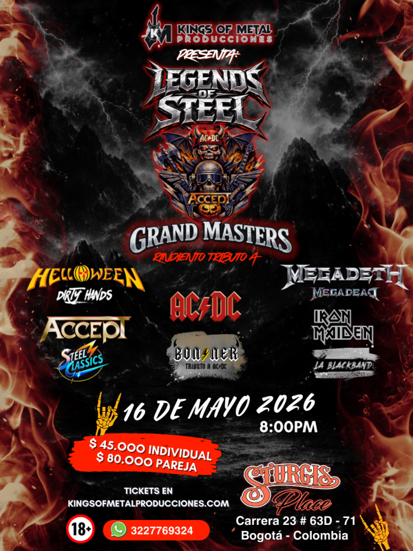 Steel of legends – Grand Masters