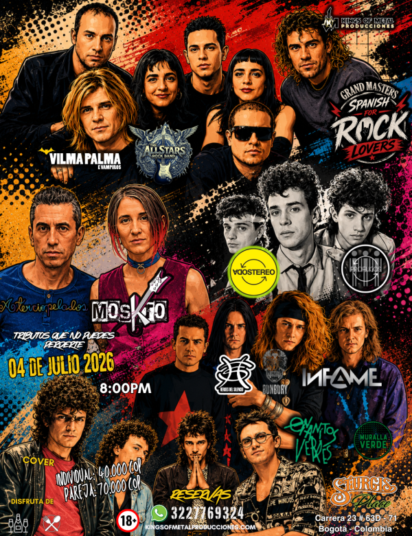 Spanish for Rock Lovers – Grand Masters