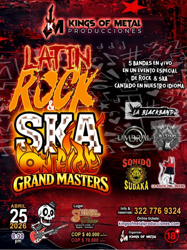 Latin Rock & Ska on Fire – Grand Masters