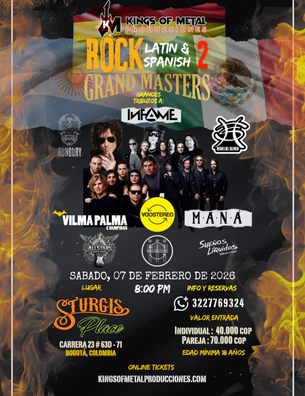 Rock Latin & Spanish II Version – Grand Masters