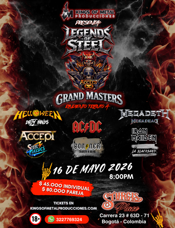 Steel of legends – Grand Masters