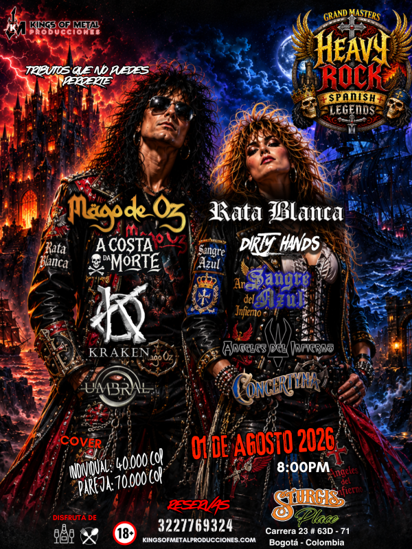 Heavy Rock Spanish Legends – Grand Masters