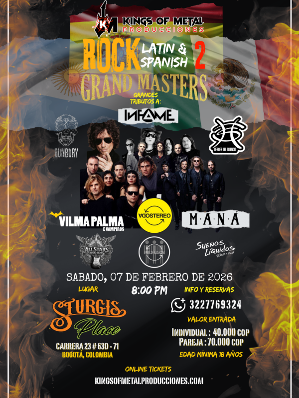 Rock Latin & Spanish II Version – Grand Masters